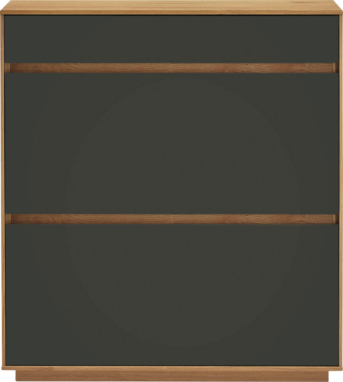 OMARA Z LOPUTAMI ZA ČEVLJE delno masivno barve hrasta, temno rjava - barve hrasta/temno rjava, Design, leseni material/les (101/111/31cm) - Novel