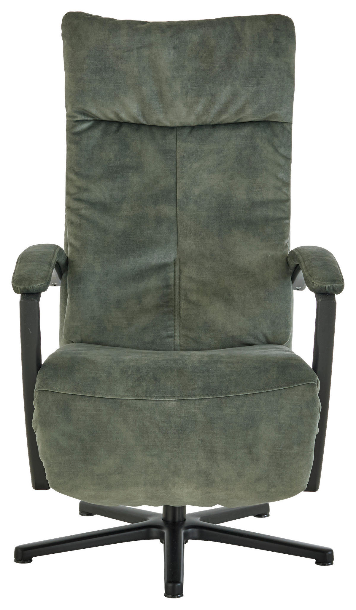 RELAXSESSEL in Textil Dunkelgrün  - Dunkelgrün/Schwarz, Design, Textil/Metall (66/112/83cm) - Beldomo Speed