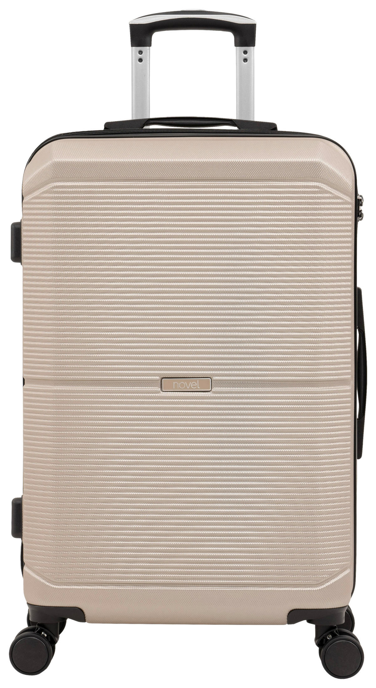 REISEKOFFERSET Beige 3-teilig  - Beige, Design, Kunststoff (48,5/76/30cm) - Novel