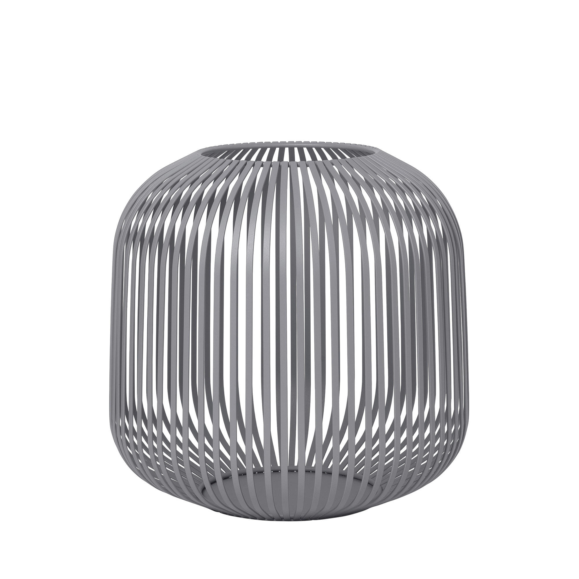 LATERNE - Grau, Design, Metall (27,5/27cm) - Blomus