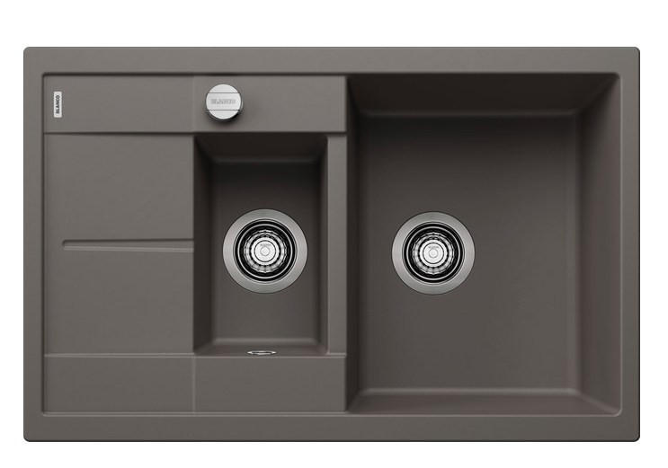 SPÜLE Metra  - Grau, Basics, Stein (78/19/50cm) - Blanco