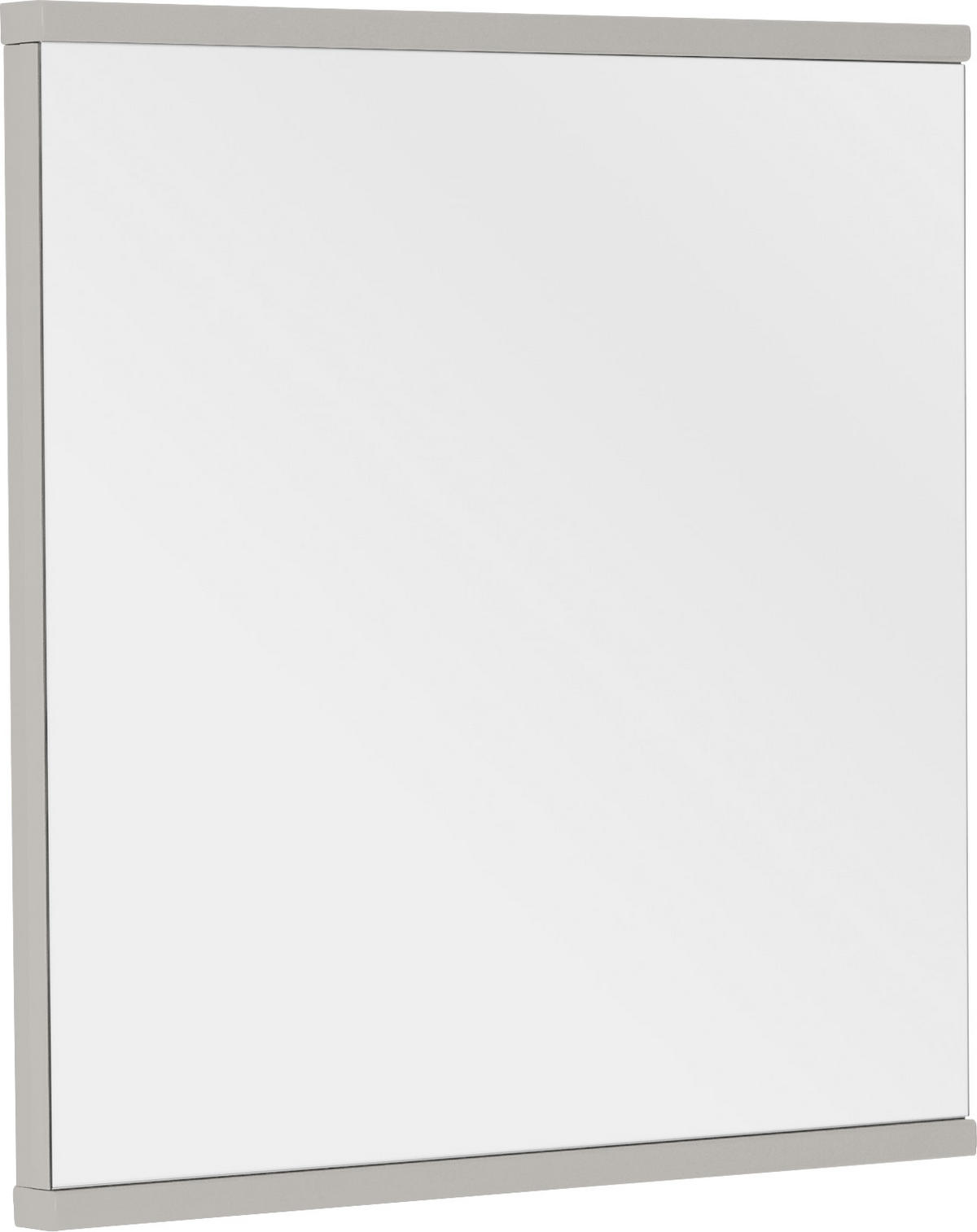 WANDSPIEGEL 75/75,6/4,6 cm  - Grau, Design, Glas/Holzwerkstoff (75/75,6/4,6cm) - Invivus