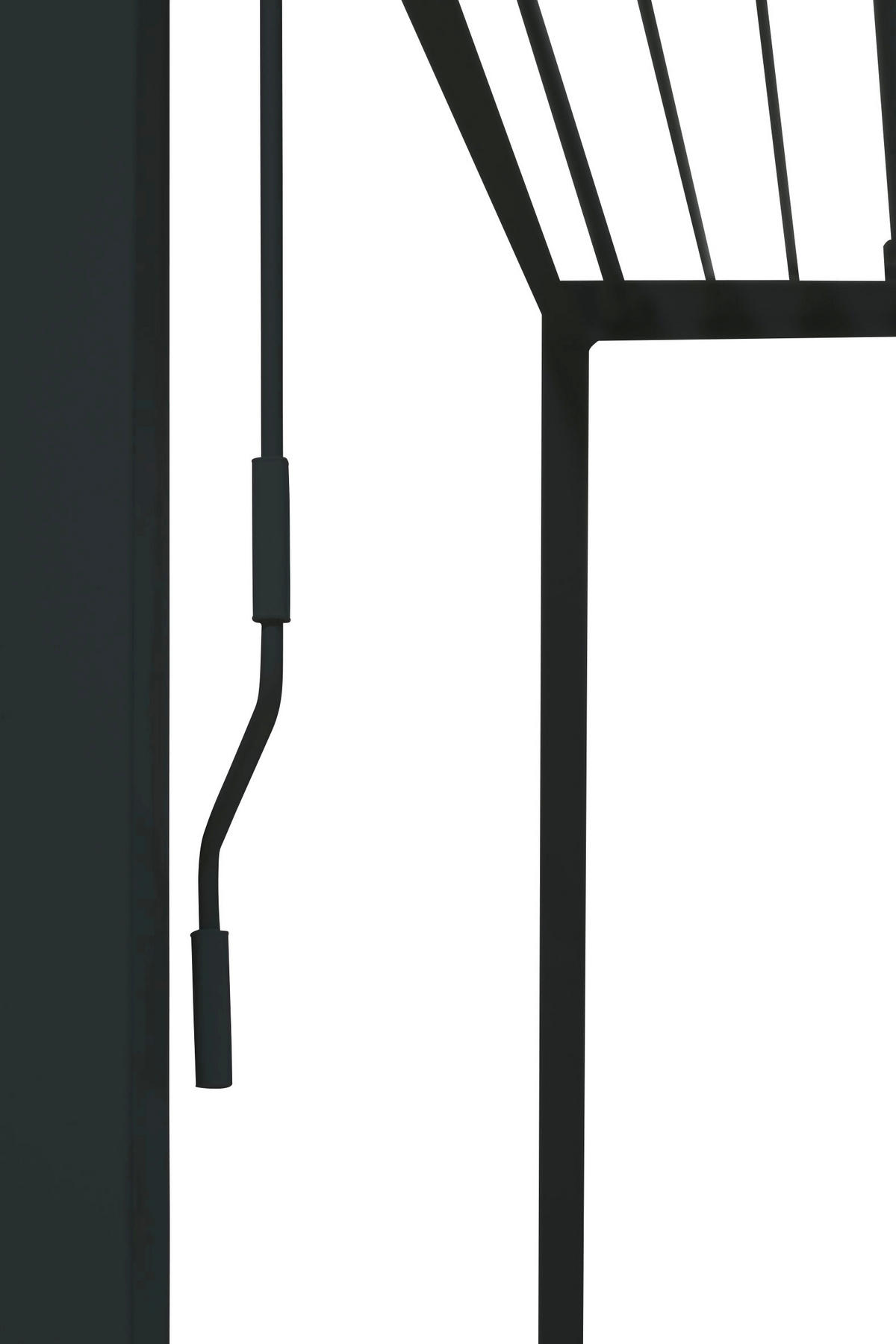 PERGOLA velikost: 300/250/300 cm - antracitová, Modern, kov (300/250/300cm) - Gardenson