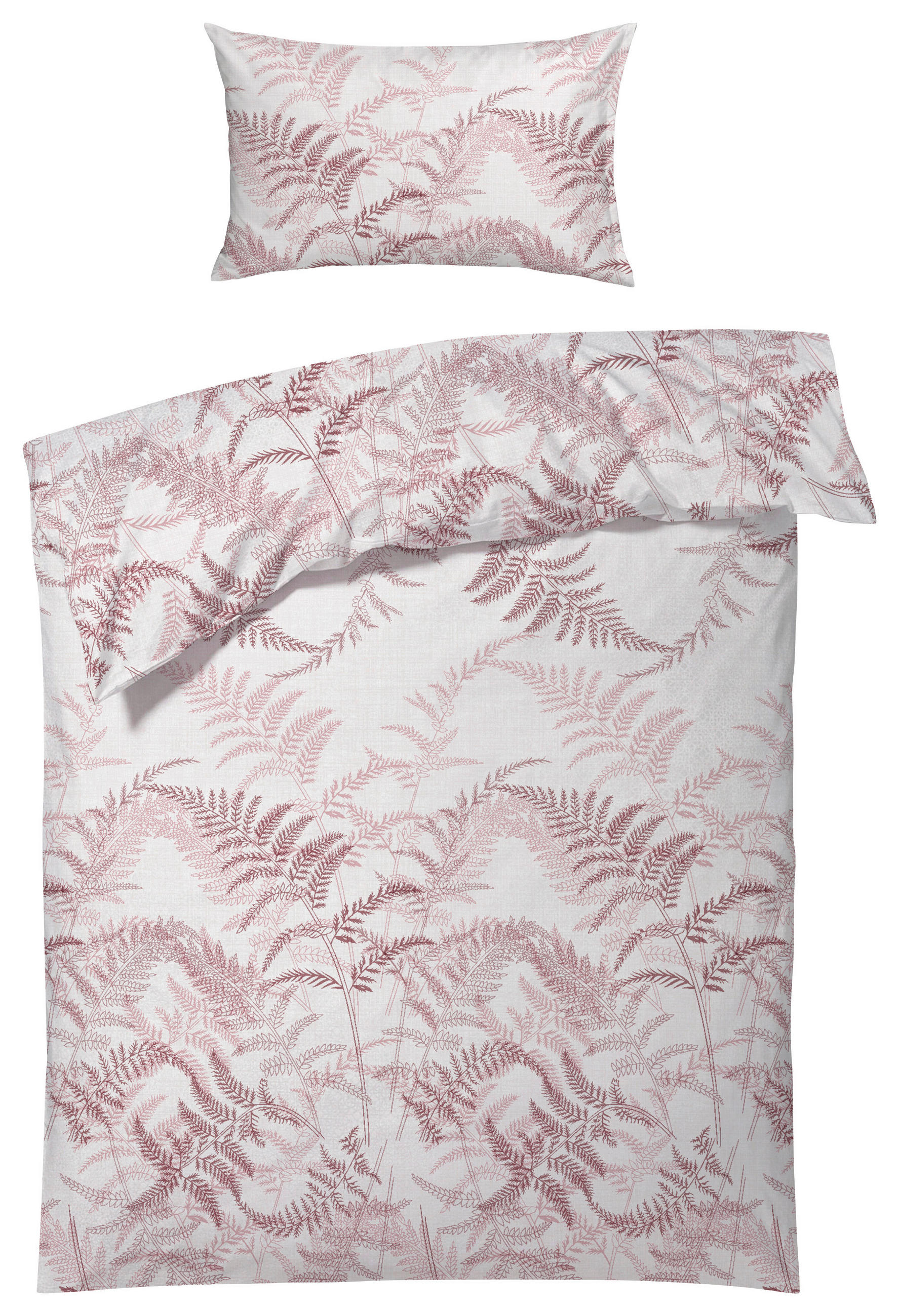BETTWÄSCHESET Semilla Satin 160/210 cm  50 cm/70 cm  - Rosa, Trend, Textil (160/210cm) - Ambiente