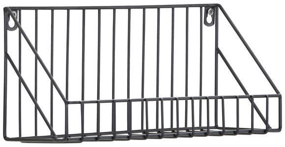 WANDREGAL Schwarz - Schwarz, Trend, Metall (30/14/11cm) - Carryhome