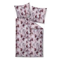 BETTWÄSCHE Biber 155/220 cm  - Beere, Design, Textil (155/220cm) - Janine