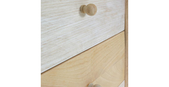 KOMMODE Kata  in 45/120/40 cm  - Naturfarben/Weiß, Design, Holz (45/120/40cm) - Landscape