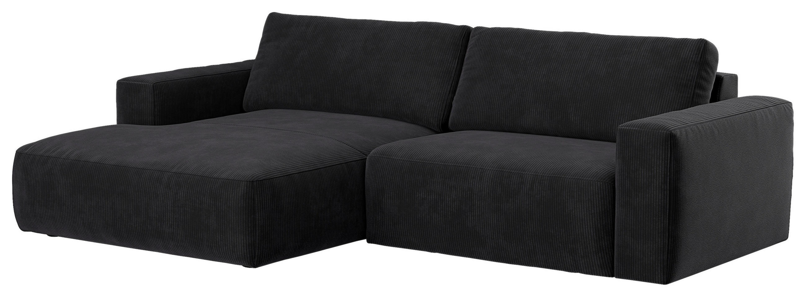 Thumbnail - Mid.you Ecksofa, Dunkelbraun, Textil, 4-Sitzer, 283x175 cm, Wohnzimmer, Sofas & Couches, Wohnlandschaften