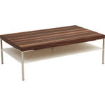 COUCHTISCH in Holz, Holzwerkstoff 125/75/42 cm  - Nussbaumfarben/Weiß, KONVENTIONELL, Holz/Holzwerkstoff (125/75/42cm) - Moderano