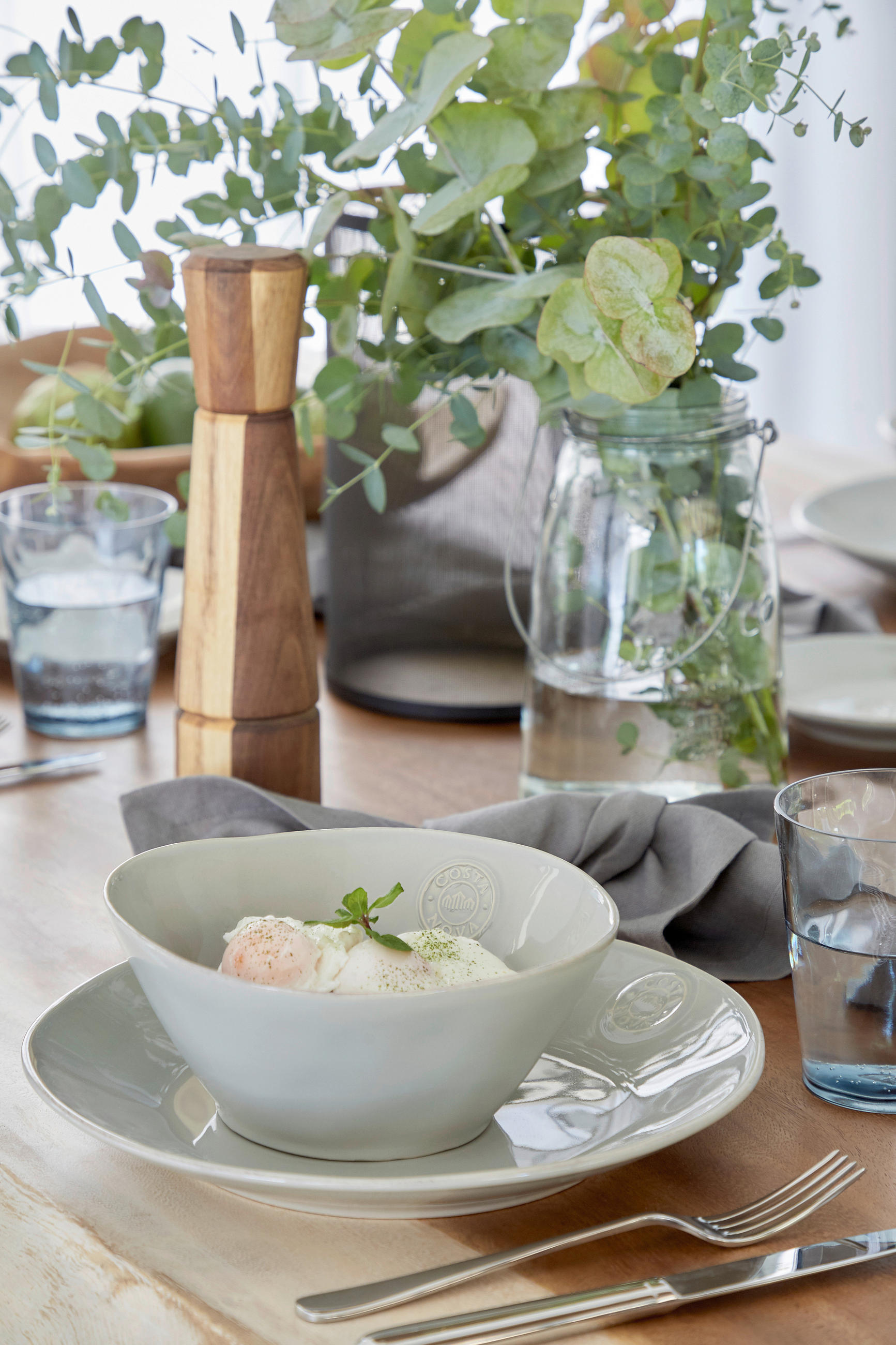 KRUG    - Türkis, Basics, Keramik (23/24/14cm) - Costa Nova