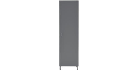 GARDEROBE 5-teilig in 260/192/36 cm - Eichefarben/Grau, Design, Holz/Holzwerkstoff (260/192/36cm) - Dieter Knoll