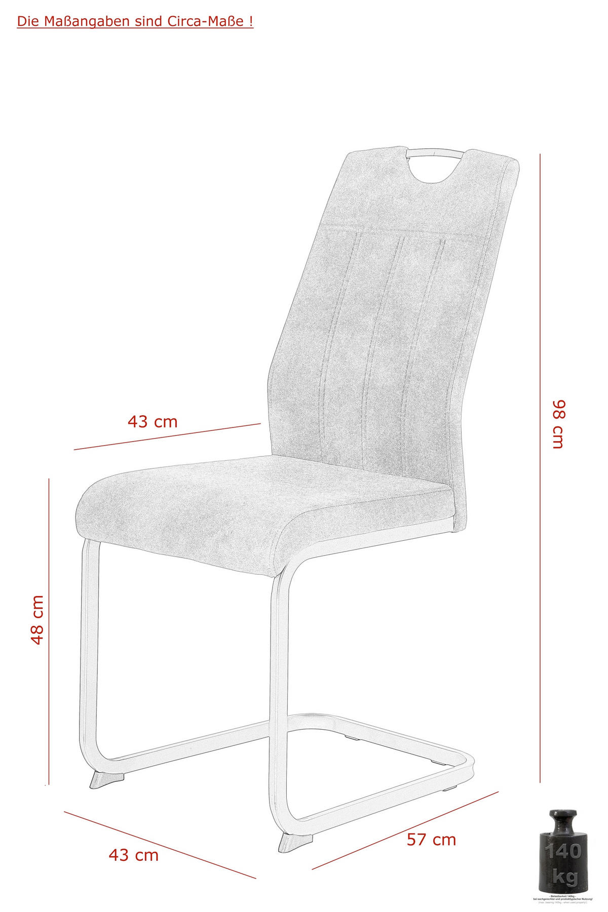 TISCHGRUPPE Anthrazit, Eiche Artisan  - Anthrazit/Eiche Artisan, MODERN, Textil/Metall (140 - 220/76/90cm) - MID.YOU