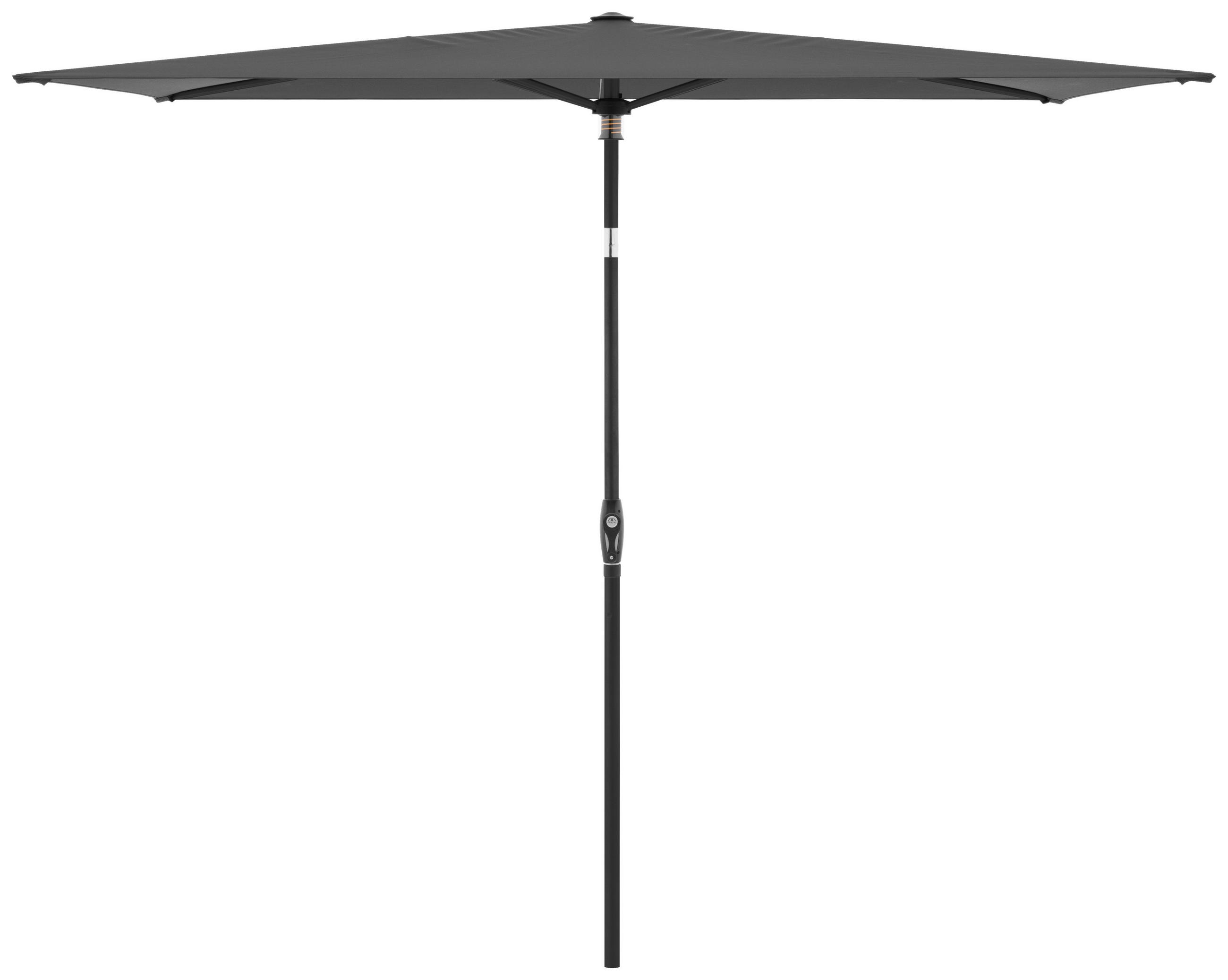 SONNENSCHIRM  230/150 cm  - Anthrazit, Design, Textil/Metall (230/150cm) - Dieter Knoll