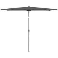 SONNENSCHIRM  230/150 cm  - Anthrazit, Design, Textil/Metall (230/150cm) - Dieter Knoll