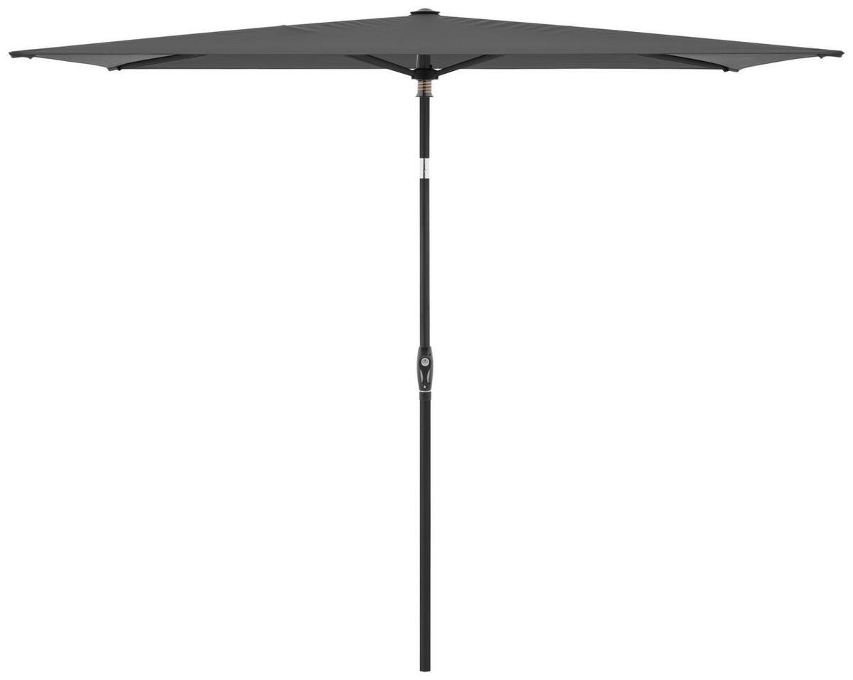 SONNENSCHIRM  230/150 cm  - Anthrazit, Design, Textil/Metall (230/150cm) - Dieter Knoll