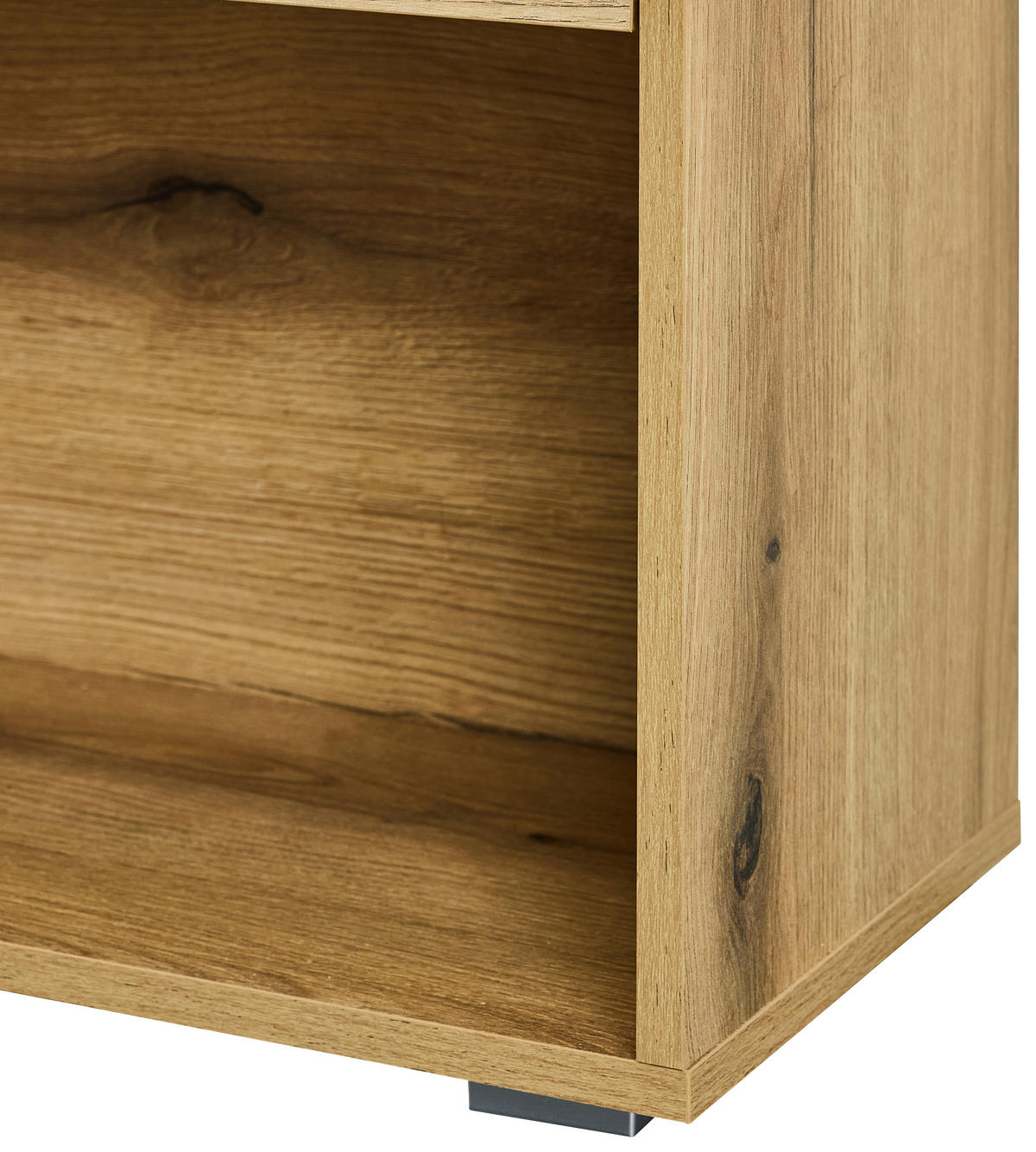 OBÝVACIA STENA, farba duba - farba duba/strieborná, Design, kompozitné drevo/plast (247/86/36cm) - MID.YOU