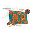 KOKOSMATTE 45/75 cm Mix Mats  - Hellbraun/Hellblau, Basics, Naturmaterialien/Kunststoff (45/75cm) - Esposa