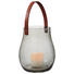 WINDLICHT - Braun/Grau, Basics, Glas/Leder (19 22 cm) - Leonardo WINDLICHT - Braun/Grau, Basics, Glas/Leder (19 22 cm) - Leonardo