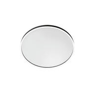 LED-DECKENLEUCHTE Aura  Smart 80/4 cm   - Schwarz/Weiß, Design, Metall (80/4cm) - BOPP