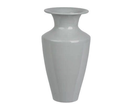 VASE 23 cm  - Grau, LIFESTYLE, Metall (12,00/12,00/23,00cm)