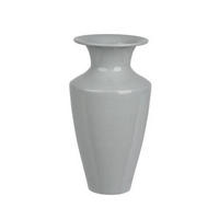 VASE 23 cm  - Grau, LIFESTYLE, Metall (12,00/12,00/23,00cm)