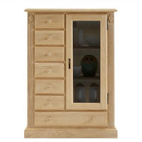 HIGHBOARD Cadiz  in 95/131/47 cm  - Beige, Design, Holz (95/131/47cm) - Livetastic