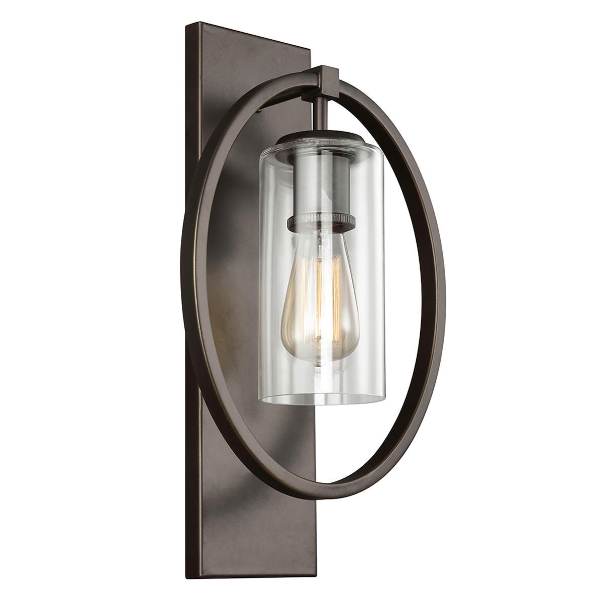 WANDLEUCHTE 26,7/15,6/45,7 cm   - Bronzefarben, KONVENTIONELL, Metall (26,7/15,6/45,7cm) - Elstead Lighting