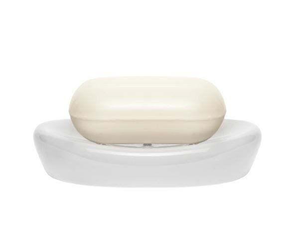 MÝDLENKA bílá - bílá, Basics, keramika (12.5/2.5/8.5cm) - Sadena