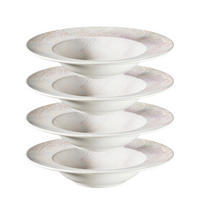 PASTATELLERSET Lila, Weiß 26,5/5,5 cm AQUARELLIA LILA 4-teilig  - Lila/Weiß, Basics, Keramik (26,5/5,5cm) - Mäser