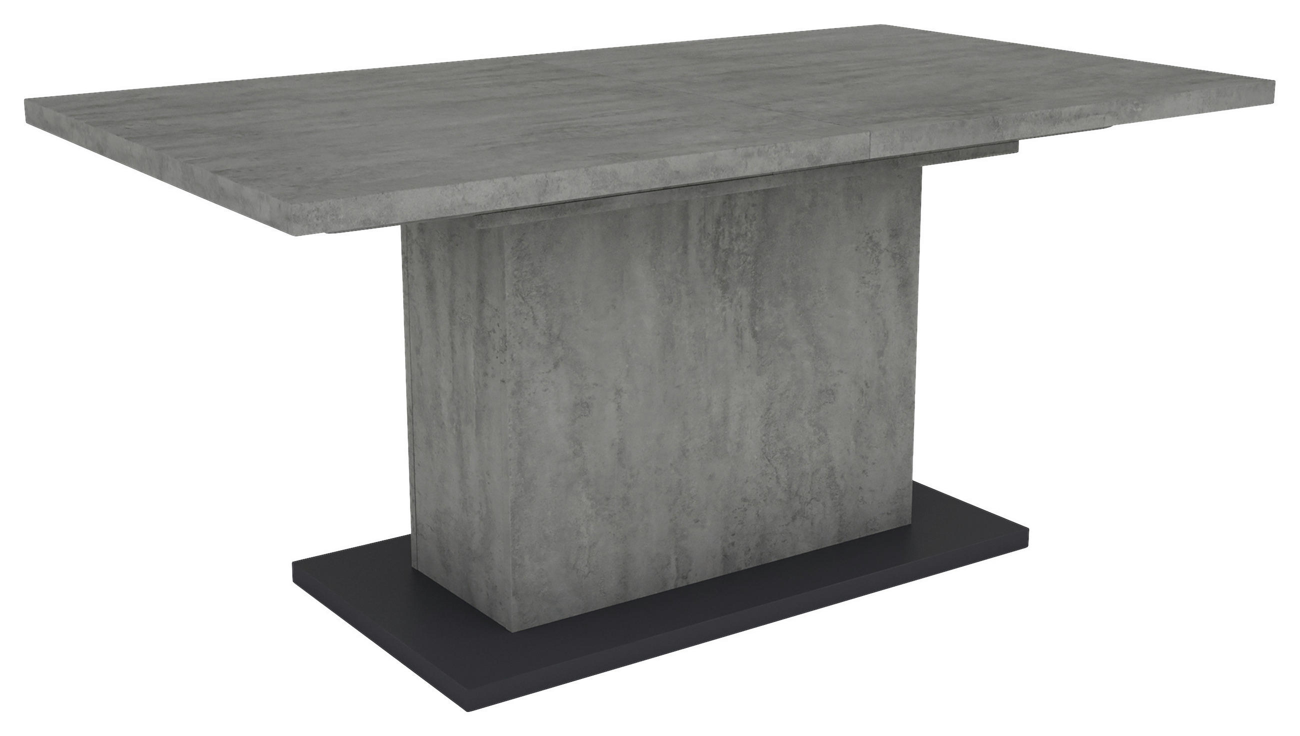 ESSTISCH Anthrazit, Grau rechteckig  ausziehbar, lichtecht, in verschiedenen Holzdekoren erhältlich  - Anthrazit/Grau, MODERN, Holzwerkstoff (160/90/75cm) - MID.YOU
