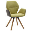 ARMLEHNSTUHL  in Mikrofaser  - Wildeiche/Anthrazit, Design, Holz/Textil (62/91/59cm) - Valnatura