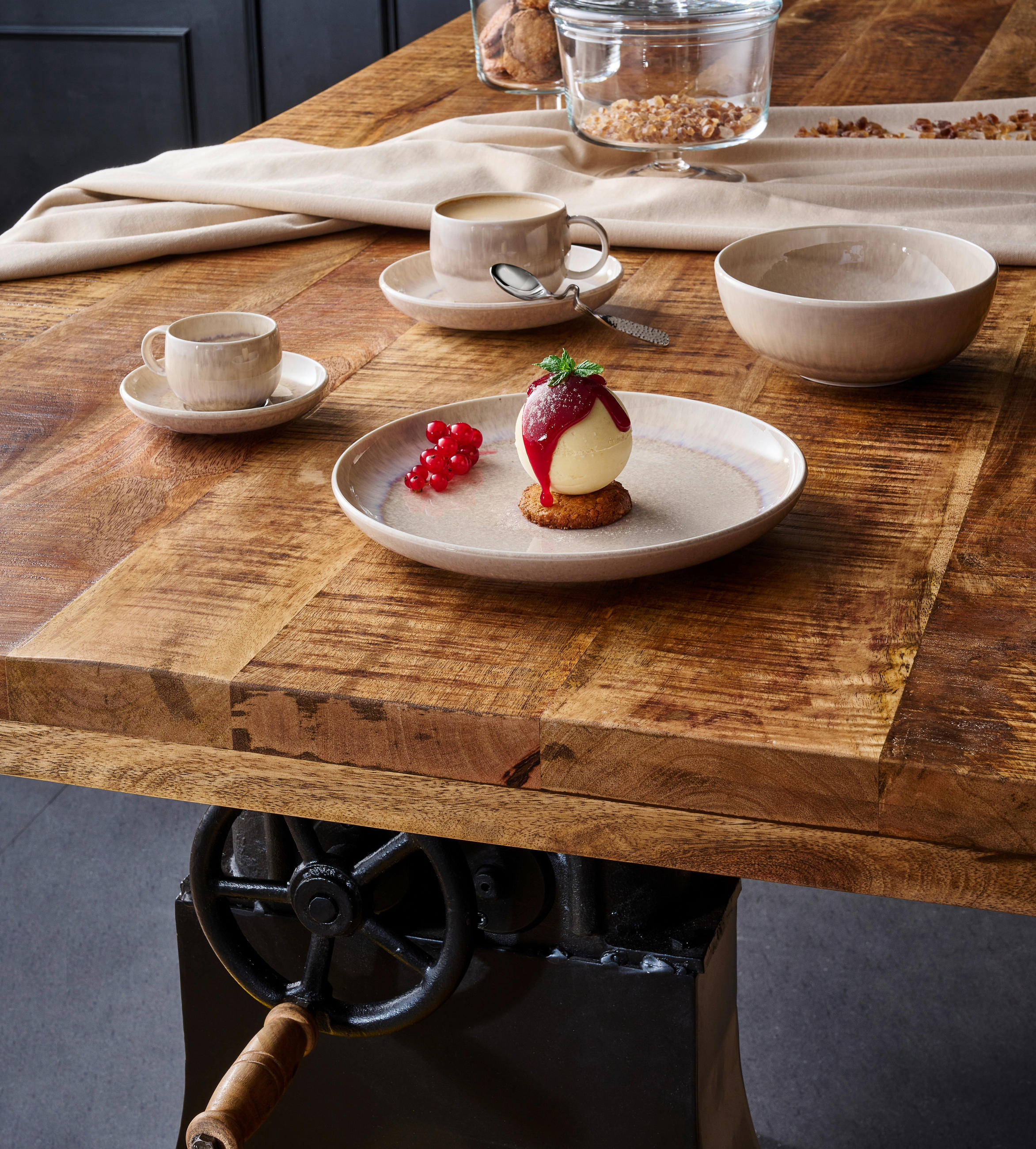 Porzellan FRÜHSTÜCKSTELLER - Beige, Basics, Keramik (24cm) - like.Villeroy & Boch