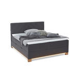 BOXSPRINGBETT 180/200 cm  in Anthrazit  - Anthrazit, Design, Holz/Holzwerkstoff (180/200cm) - Xora