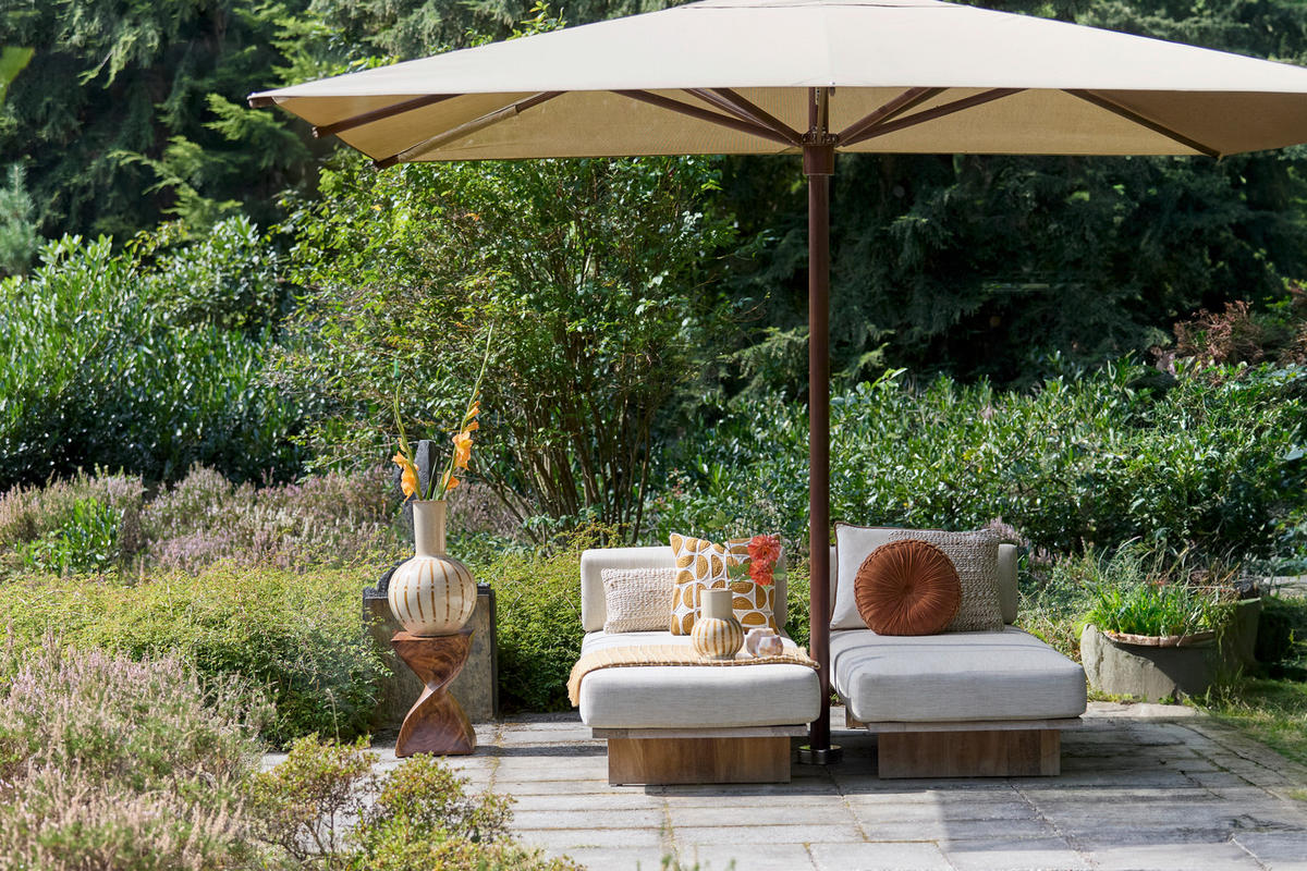 ZIERKISSEN BEREND 40 cm  - Karamell, LIFESTYLE, Textil (40cm) - Light & Living