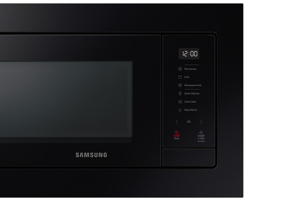 EINBAUMIKROWELLE MG23A7318CKE1  - Schwarz, Basics, Glas/Metall (48,9/27,5/36,2cm) - Samsung