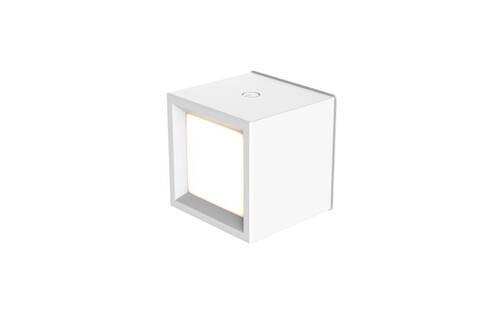 LED-WANDLEUCHTE Box 7.5/7.5/7.5 cm   - Weiß, Basics, Kunststoff (7.5/7.5/7.5cm) - New Garden