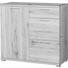 KOMMODE 96/88/40 cm - Eichefarben/Silberfarben, Design, Holzwerkstoff/Kunststoff (96/88/40cm) - Carryhome KOMMODE 96/88/40 cm - Eichefarben/Silberfarben, Design, Holzwerkstoff/Kunststoff (96/88/40cm) - Carryhome