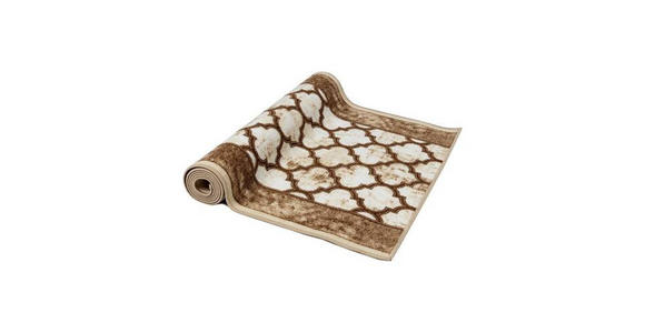 LÄUFER 80/150 cm Braun  - Braun, Design, Kunststoff/Textil (80/150cm) - Novel