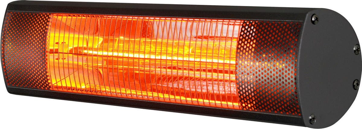 INFRAROTSTRAHLER - Schwarz, Basics, Metall (44,5/10,6/17cm)