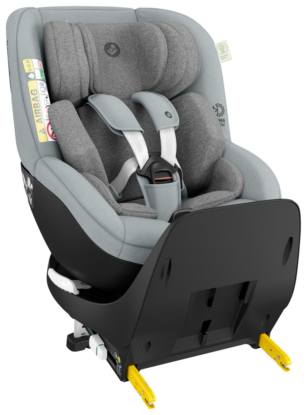KINDERAUTOSITZ Mica Pro Eco Authentic Grey   - Basics, Kunststoff/Textil (44,2/64,8/68,3cm) - Maxi-Cosi