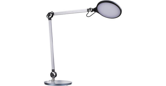 LED-SCHREIBTISCHLEUCHTE 20/49/20 cm   - Schwarz, Design, Kunststoff (20/49/20cm) - Novel