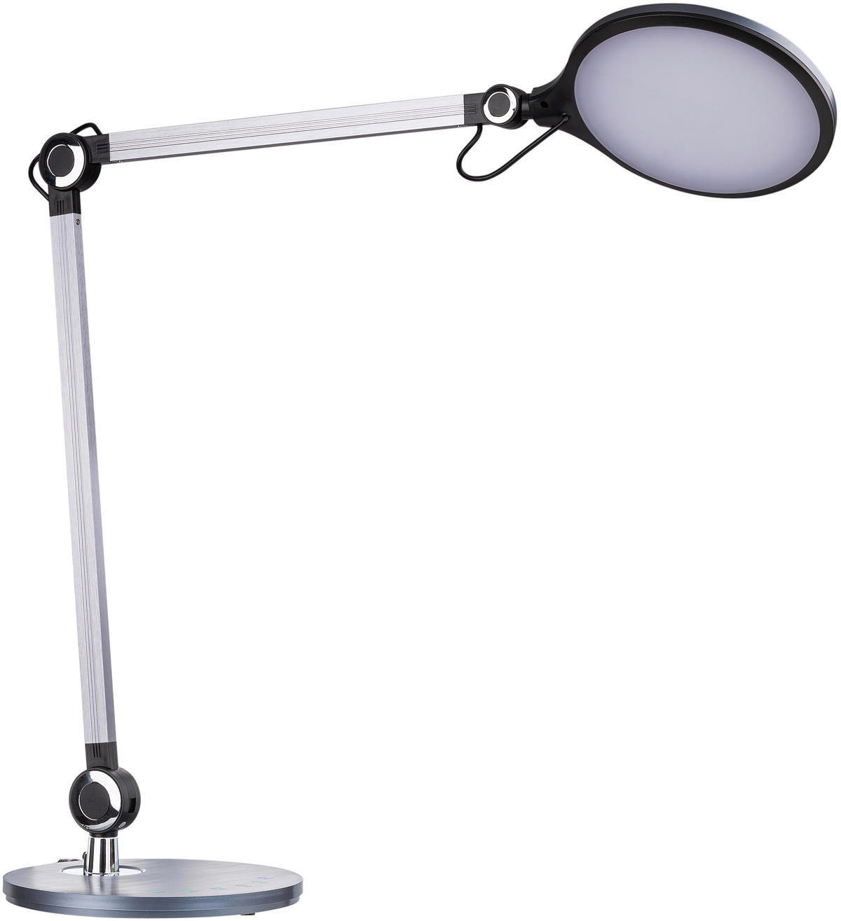 LED-SCHREIBTISCHLEUCHTE 20/49/20 cm   - Schwarz, Design, Kunststoff (20/49/20cm) - Novel