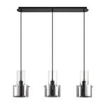 HÄNGELEUCHTE 97/18/150 cm  - Dunkelgrau, Design, Glas/Metall (97/18/150cm) - Dieter Knoll