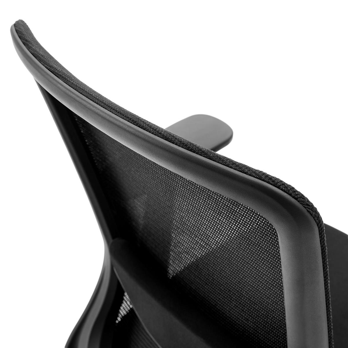 DREHSTUHL Flachgewebe Schwarz  - Schwarz, MODERN, Kunststoff/Textil (70/112/61cm) - MID.YOU