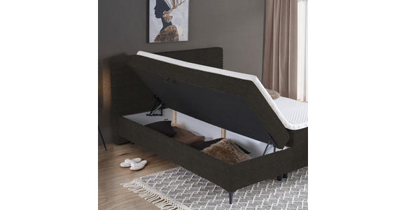 BOXBETT 140/200 cm in Mokka - Schwarz/Mokka, Design, Holz/Holzwerkstoff (140/200cm) - Xora