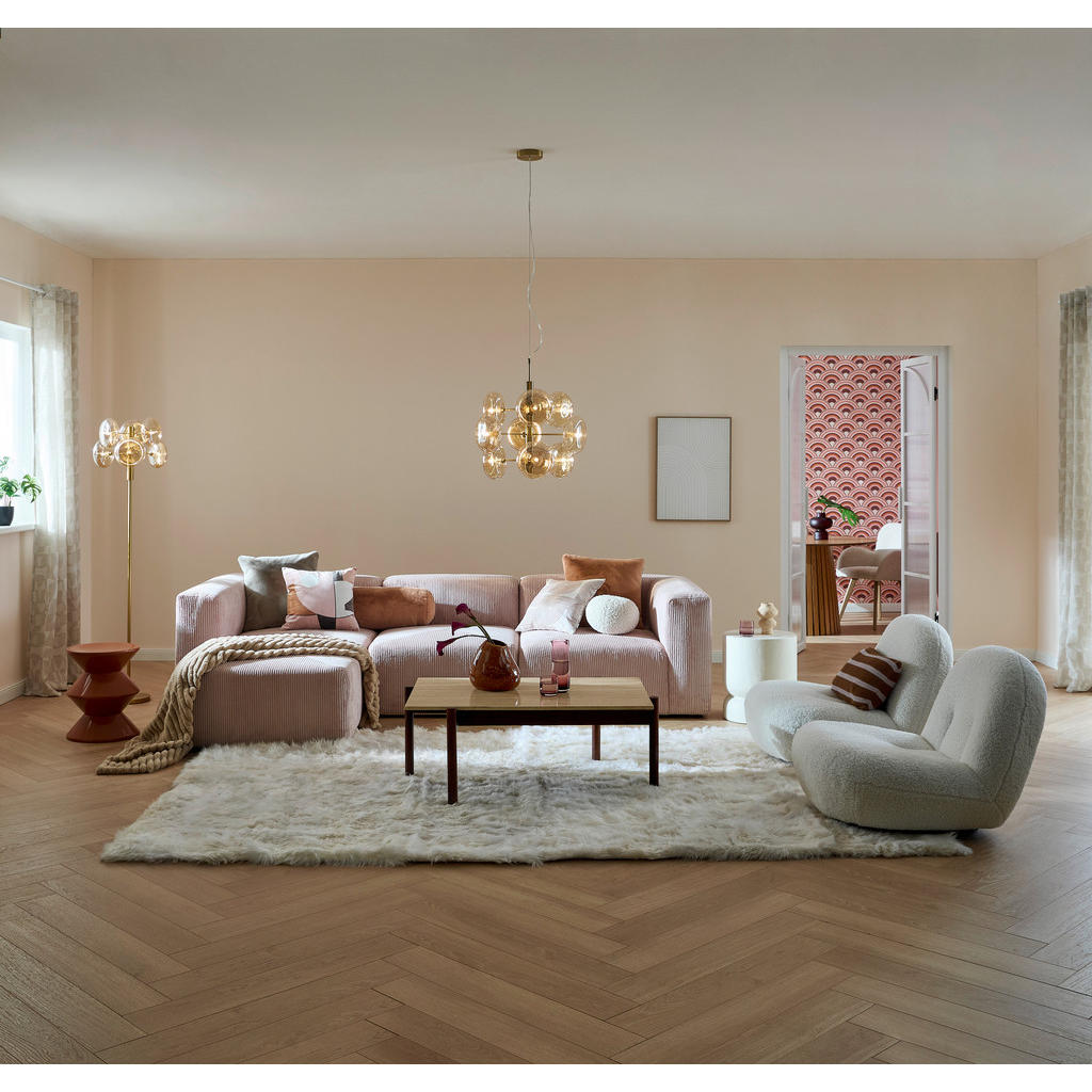 Thumbnail - Mid.you Sofaelement, Rosa, Roségold, Textil, Uni, 1-Sitzer, 85x69x108 cm, Made in EU, FSC Mix, erweiterbar, planbar, Rüc...