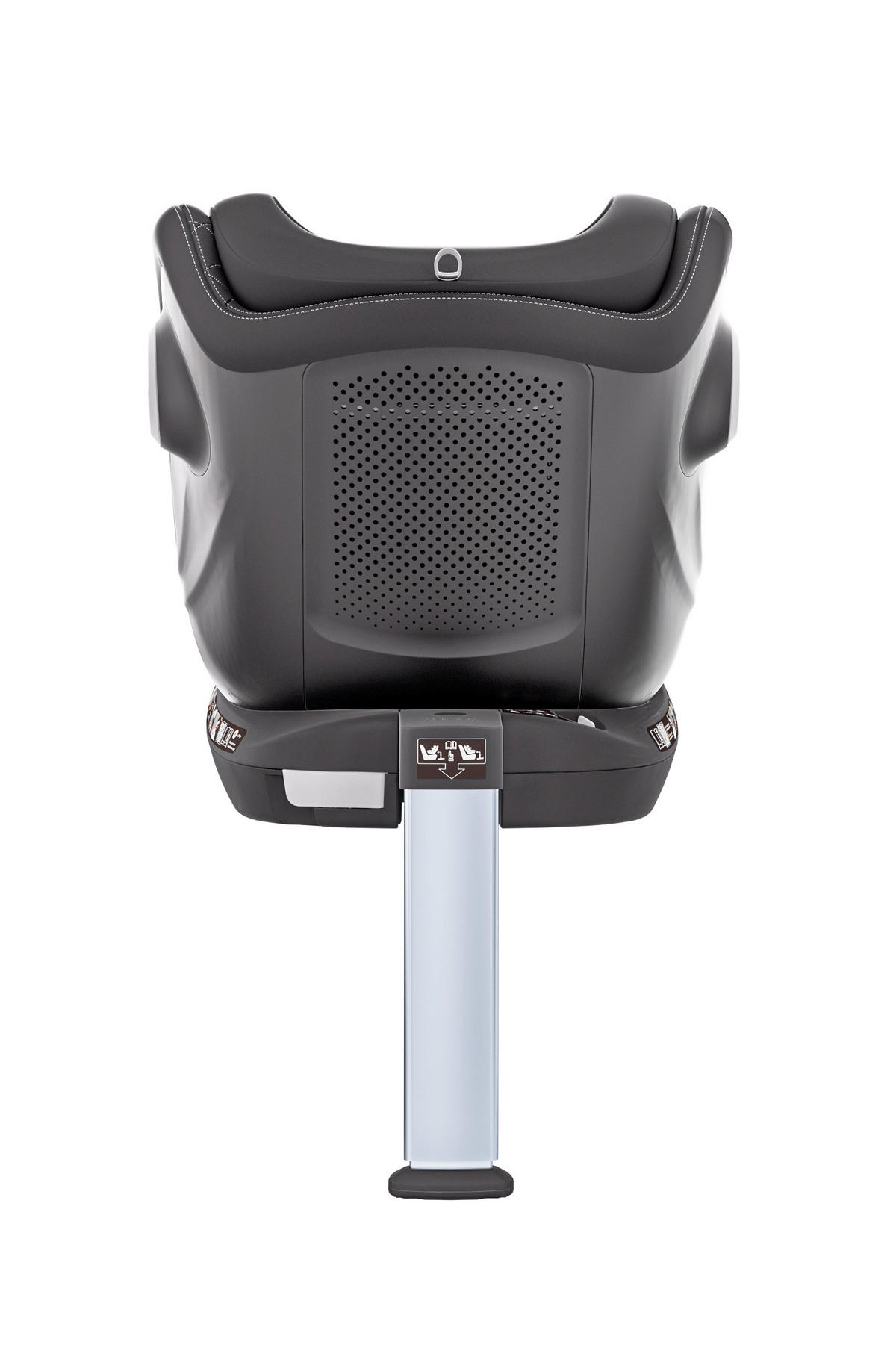 REBOARDER-KINDERSITZ Swan Fix  - Schwarz, Basics, Kunststoff/Textil (44/77/58,5cm)