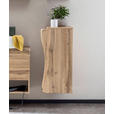 UNTERSCHRANK 30/79/35 cm - Eiche Wotan/Silberfarben, Natur, Holzwerkstoff/Kunststoff (30/79/35cm) - Xora