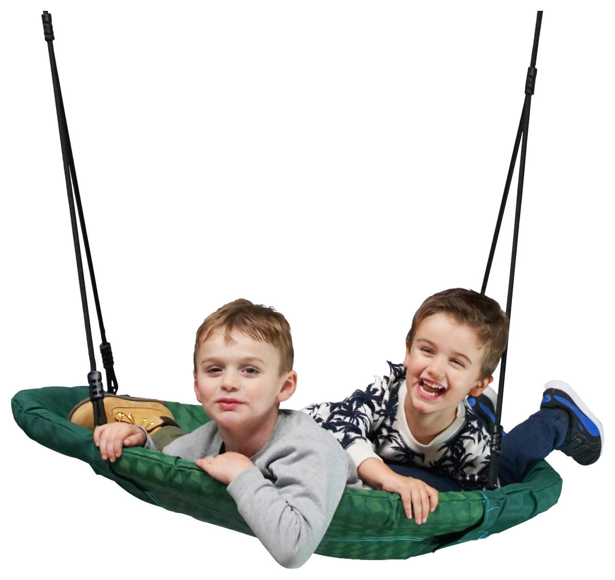 NESTSCHAUKEL  - Grün, KONVENTIONELL, Kunststoff/Metall (100/6/100cm) - Ambia Garden