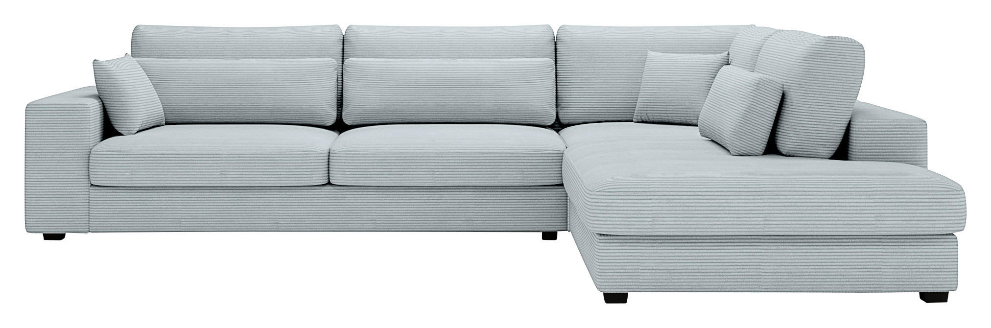Carryhome Ecksofa Pastellgrün 314x250 cm